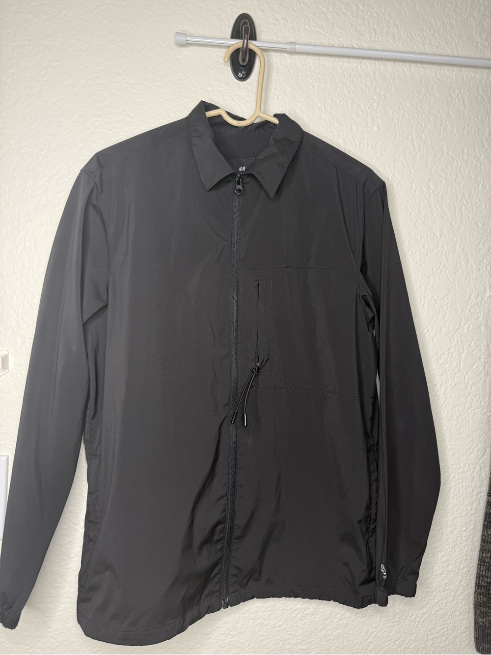 H&M Black Men's Windbreaker Jacket